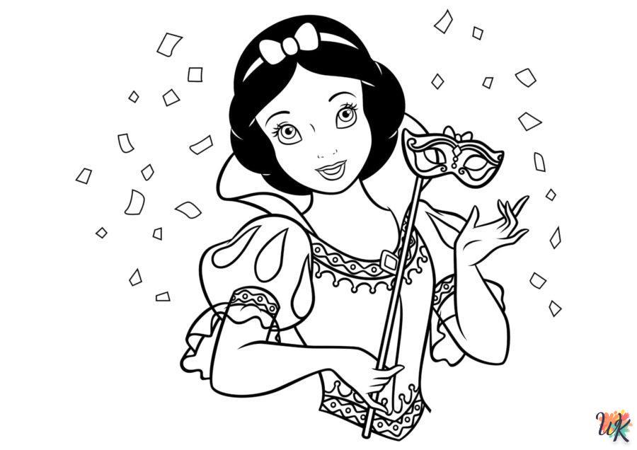 Snow White printable coloring pages 2