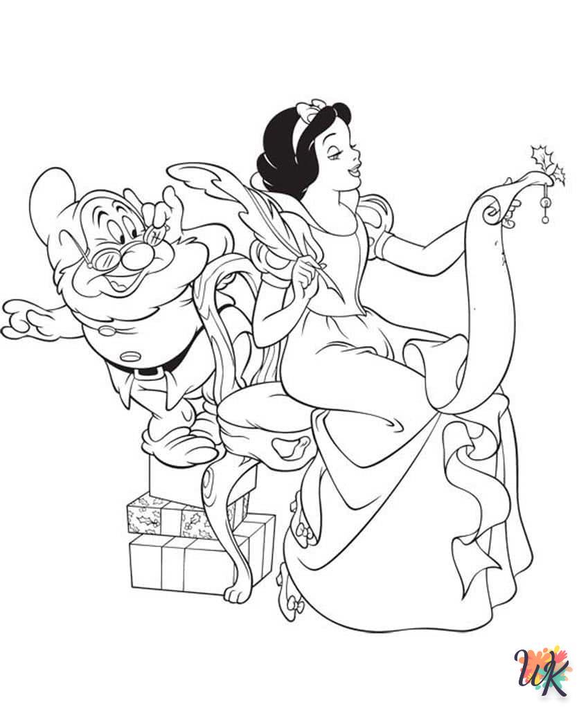free Snow White coloring pages for adults 1