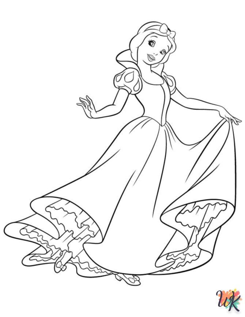 cute Snow White coloring pages