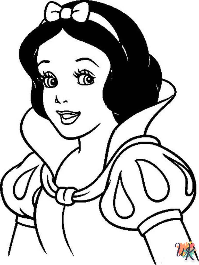 free Snow White printable coloring pages 1