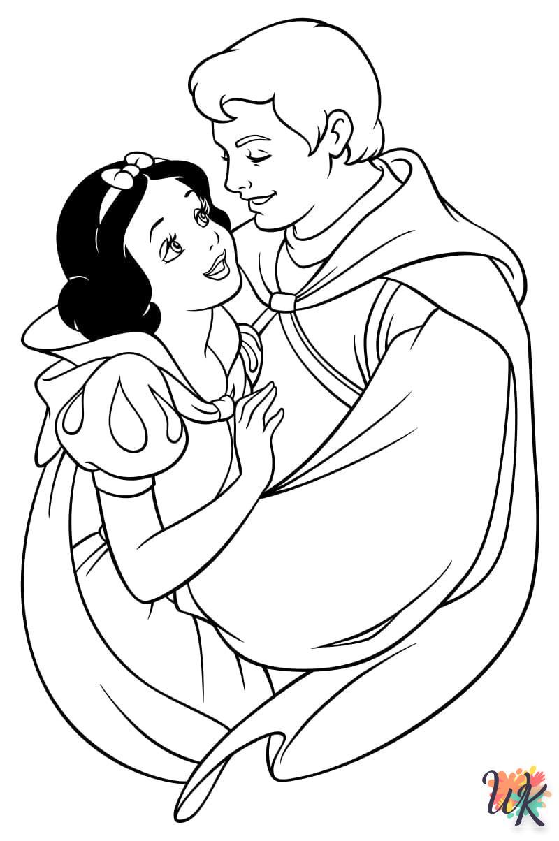 grinch Snow White coloring pages 1