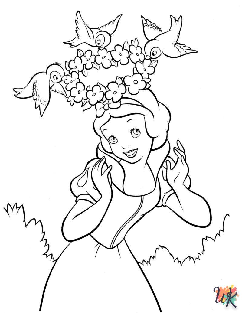 Snow White coloring pages printable