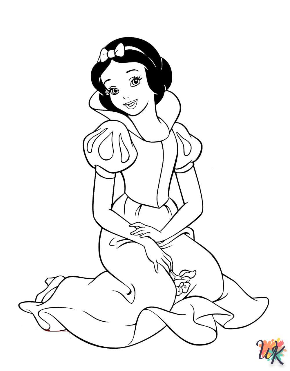 cute coloring pages Snow White 1