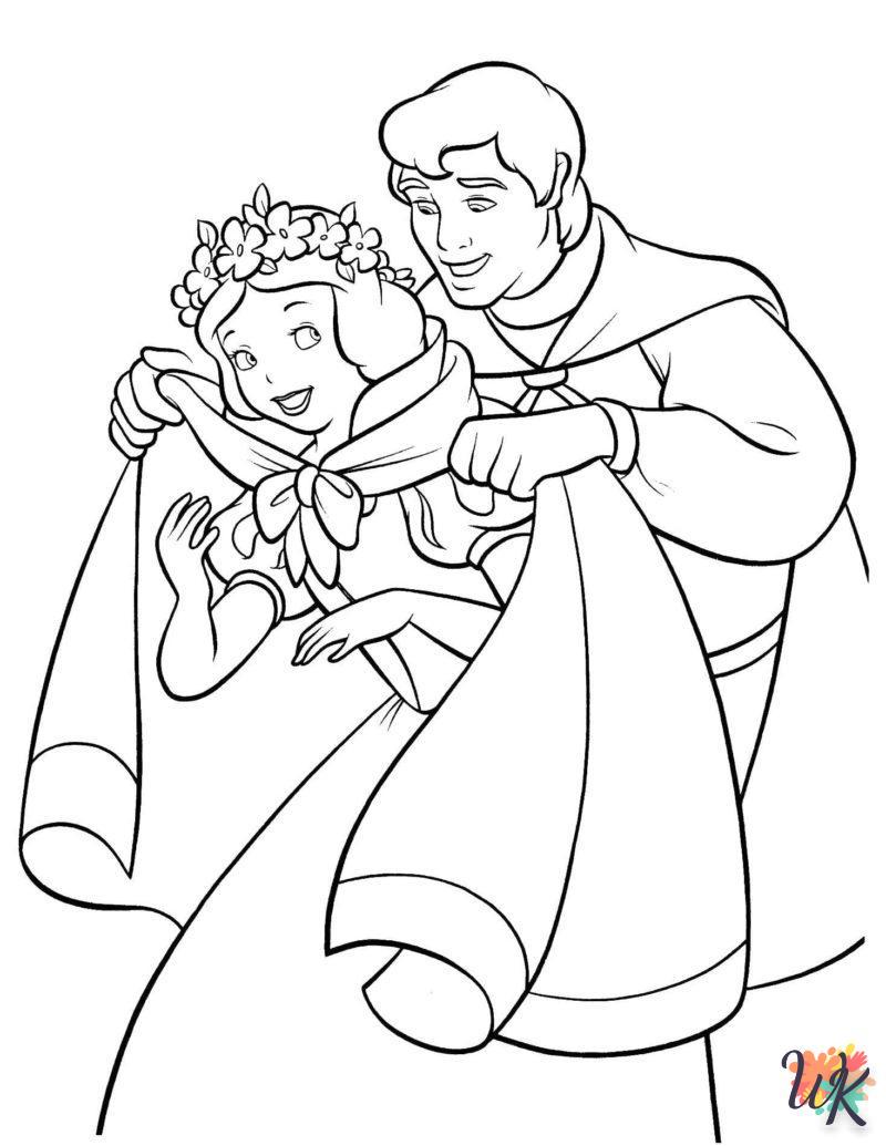 Snow White coloring pages for kids