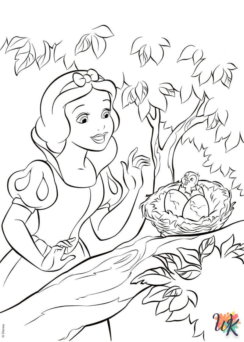 Snow White adult coloring pages