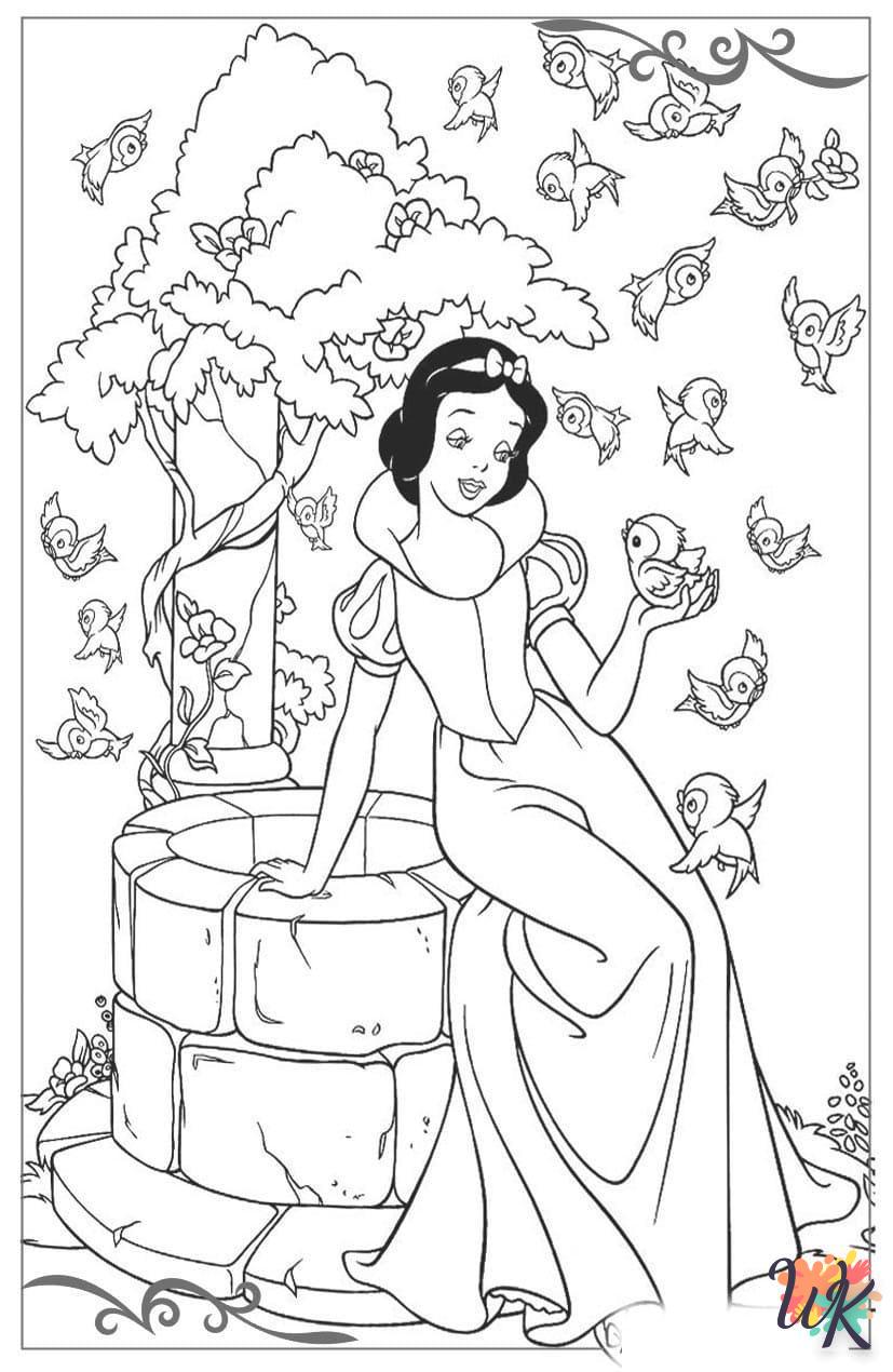 Snow White coloring pages free