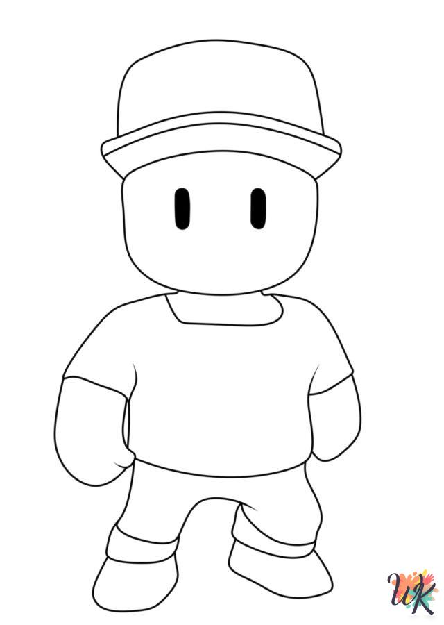 Stumble Guys coloring pages for adults pdf