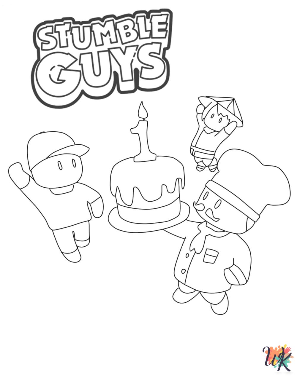coloring pages printable Stumble Guys