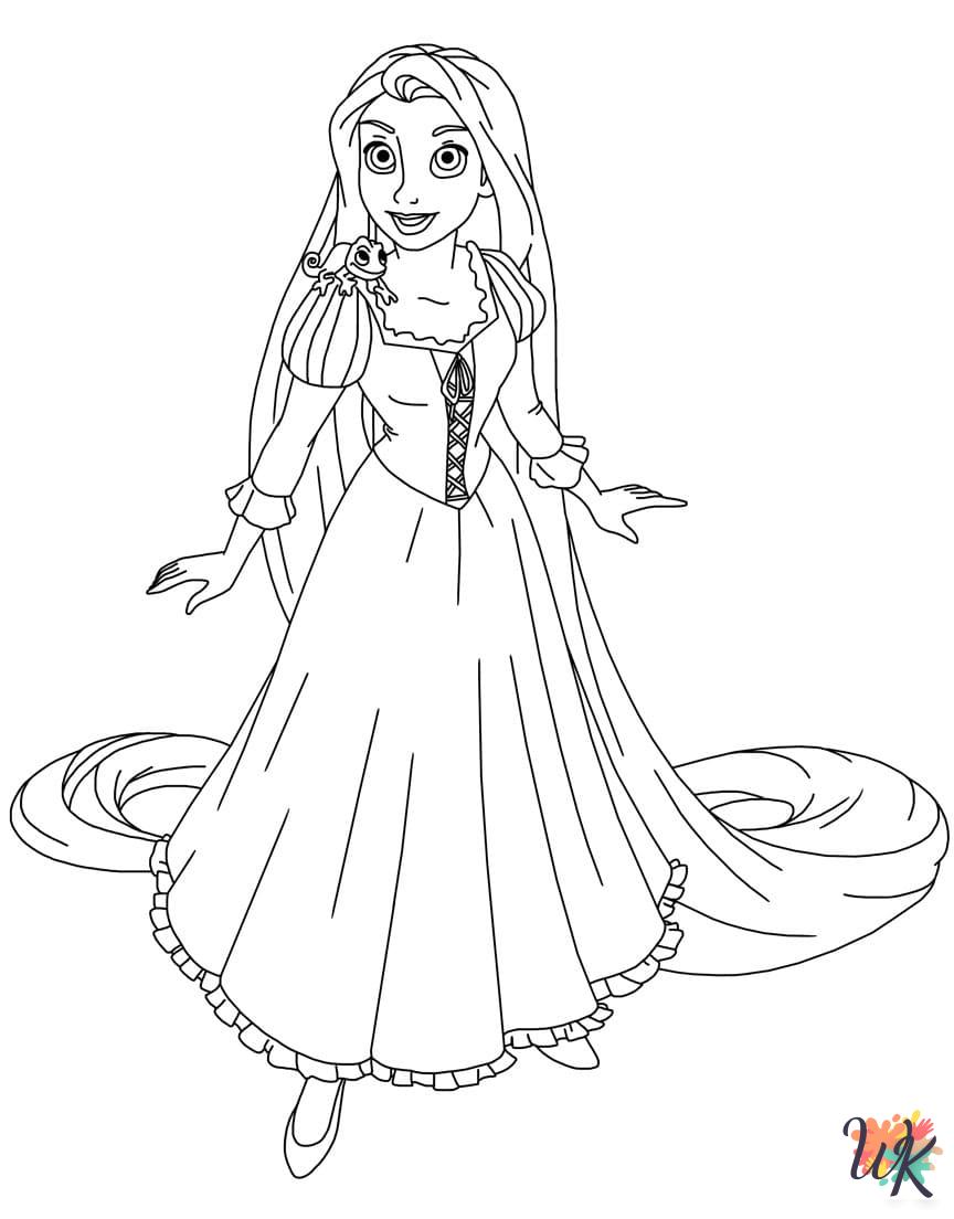 cute coloring pages Tangled