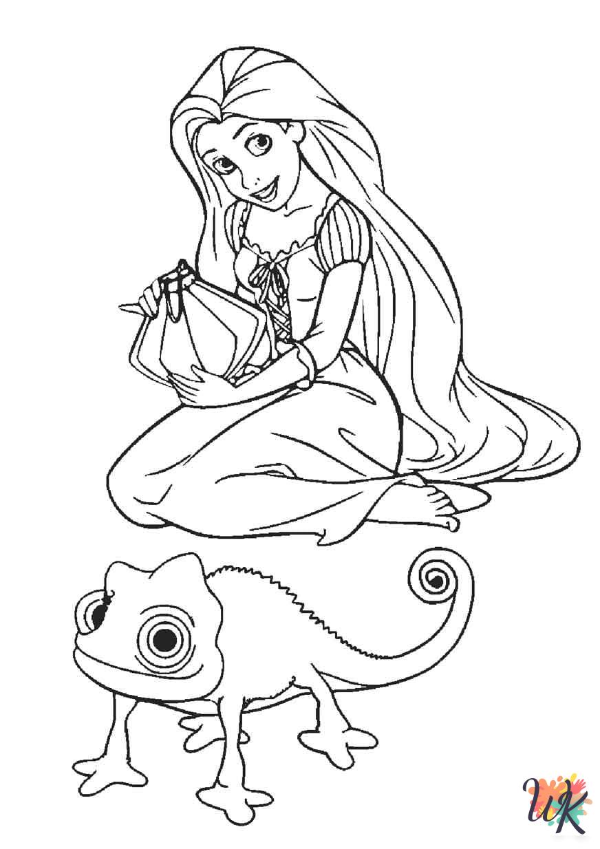 Tangled ornaments coloring pages