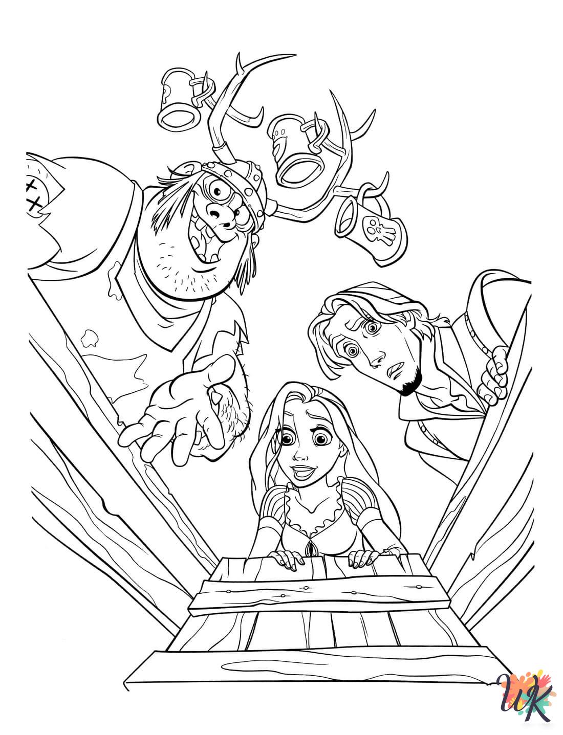 Tangled Coloring Pages 25