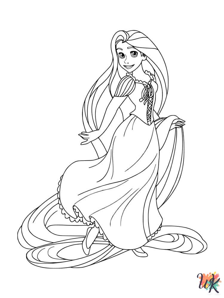 printable coloring pages Tangled