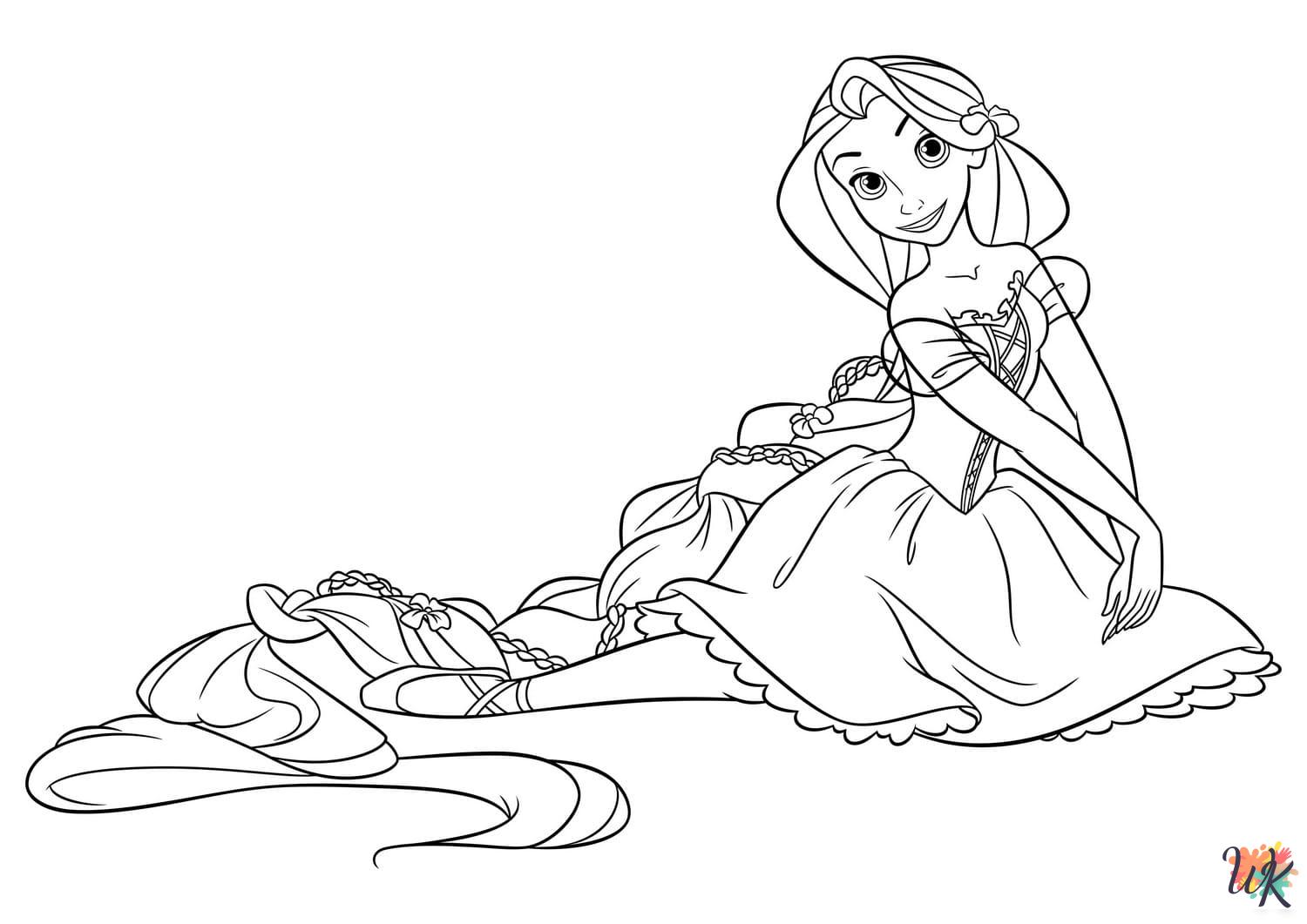 coloring pages Tangled