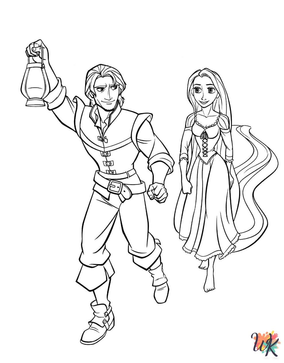 coloring pages printable Tangled
