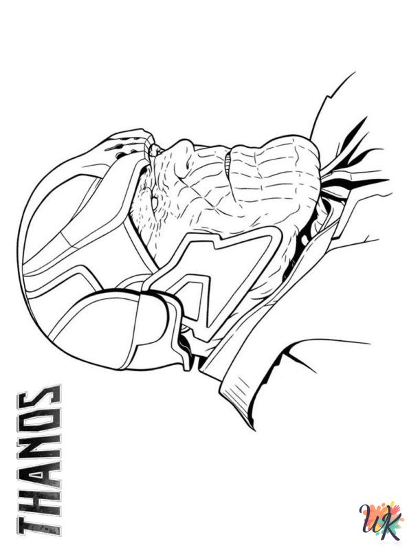 Thanos coloring pages grinch
