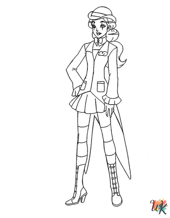 free coloring pages Totally Spies