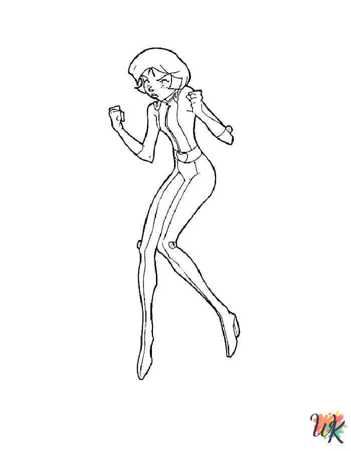 Totally Spies free coloring pages