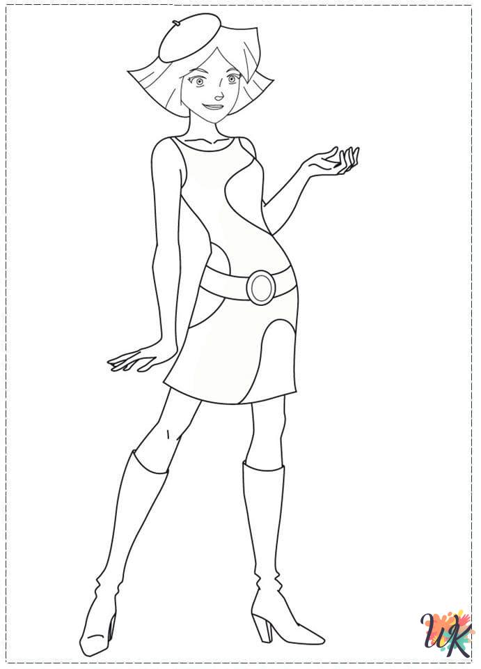 grinch Totally Spies coloring pages