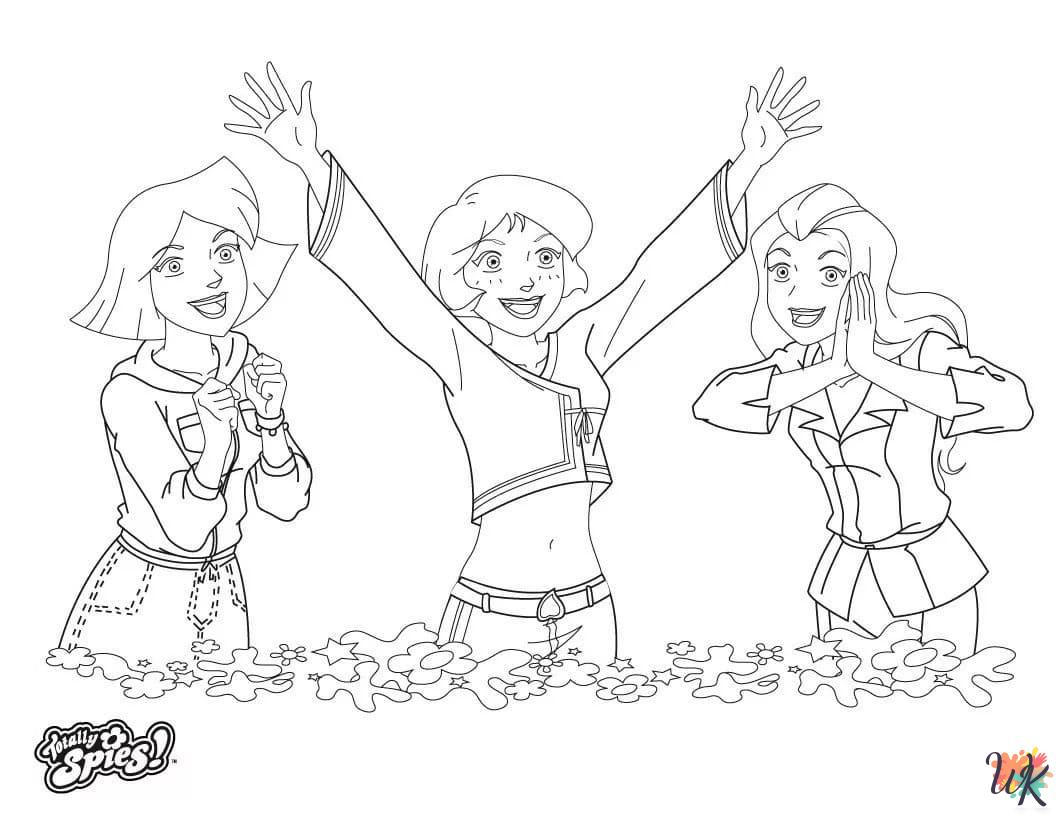 free coloring pages Totally Spies