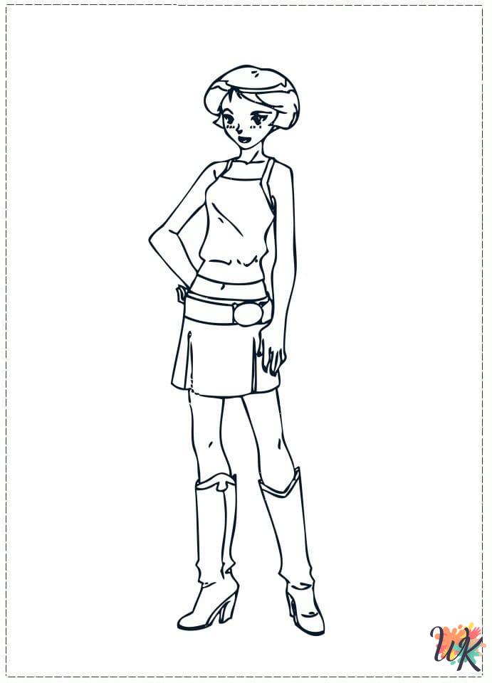 Totally Spies coloring pages to print