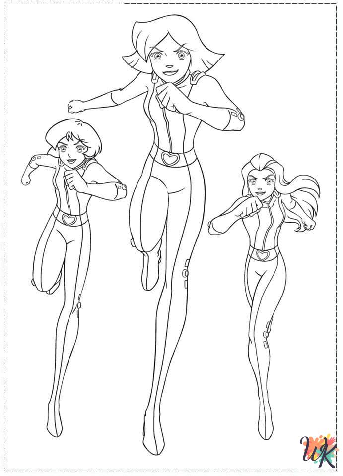 kids Totally Spies coloring pages