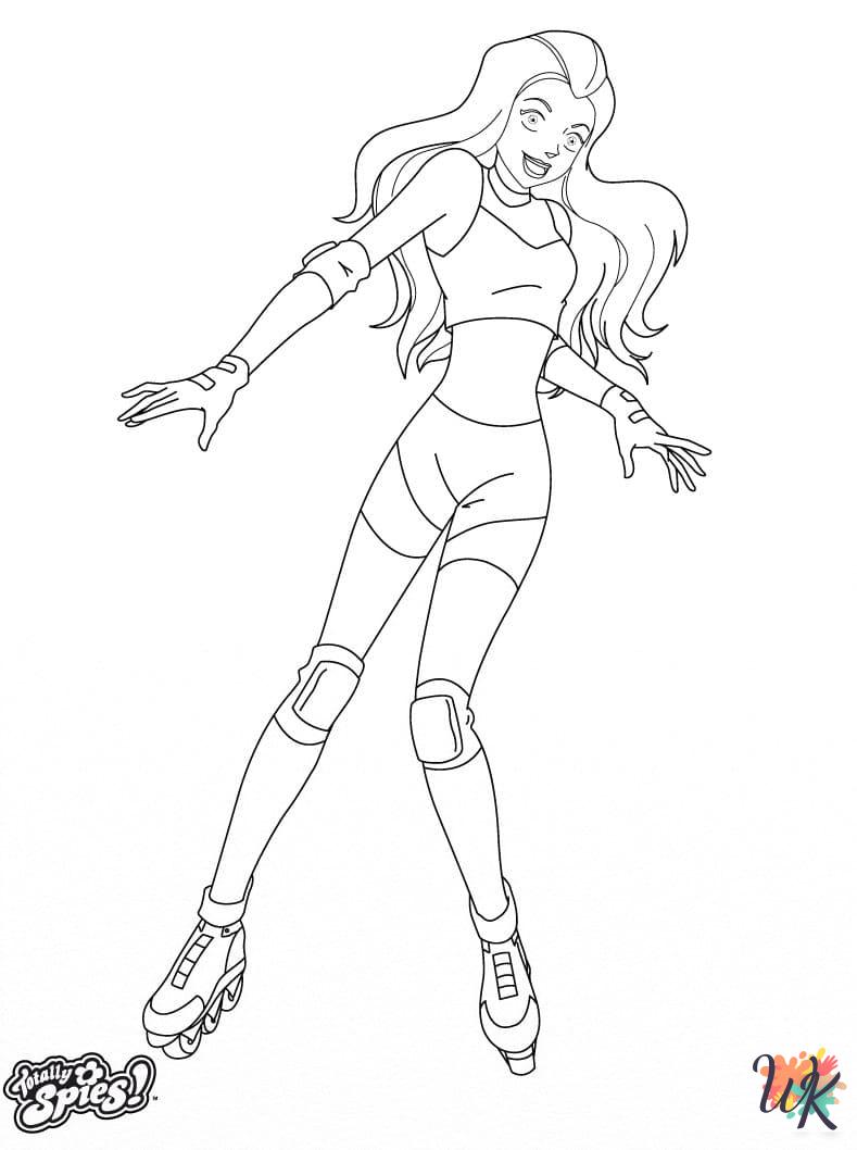 grinch Totally Spies coloring pages