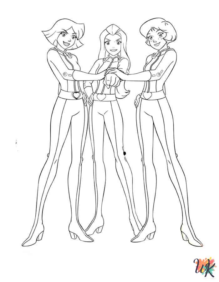 coloring pages Totally Spies