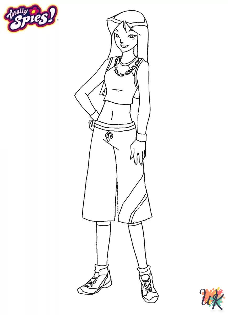 Totally Spies coloring pages free