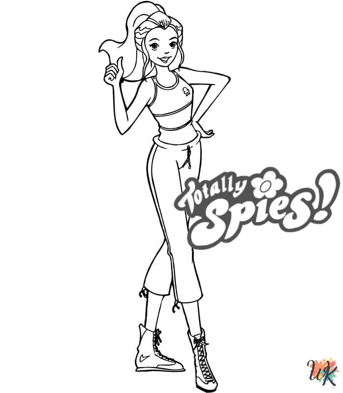 free printable coloring pages Totally Spies