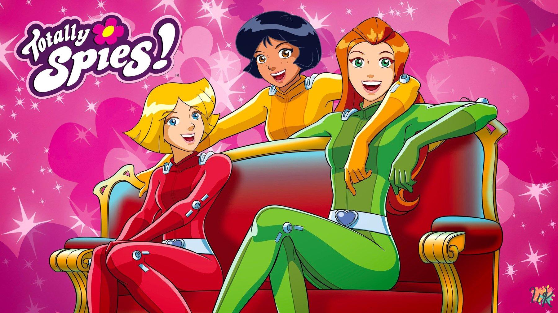 Totally Spies Coloring Pages Thumb
