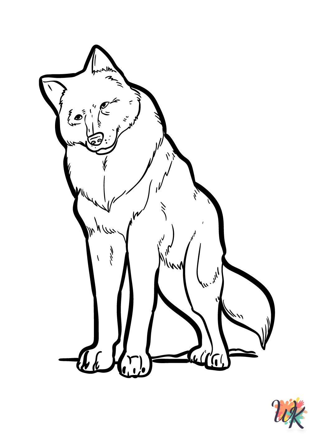 free coloring pages Wolf