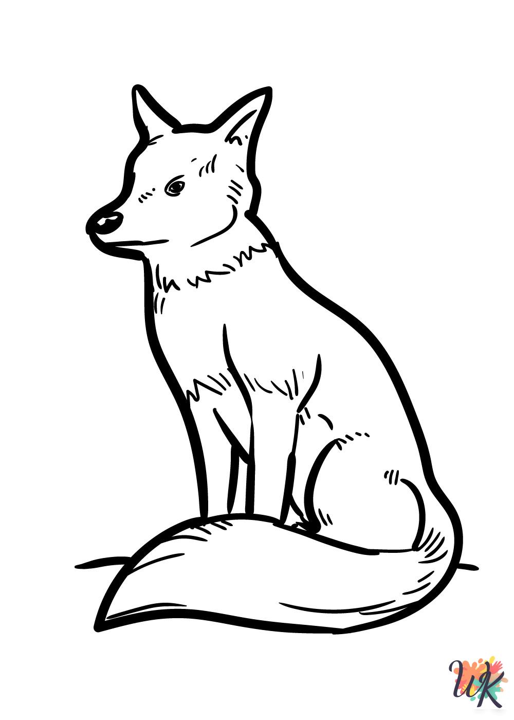 merry Wolf coloring pages