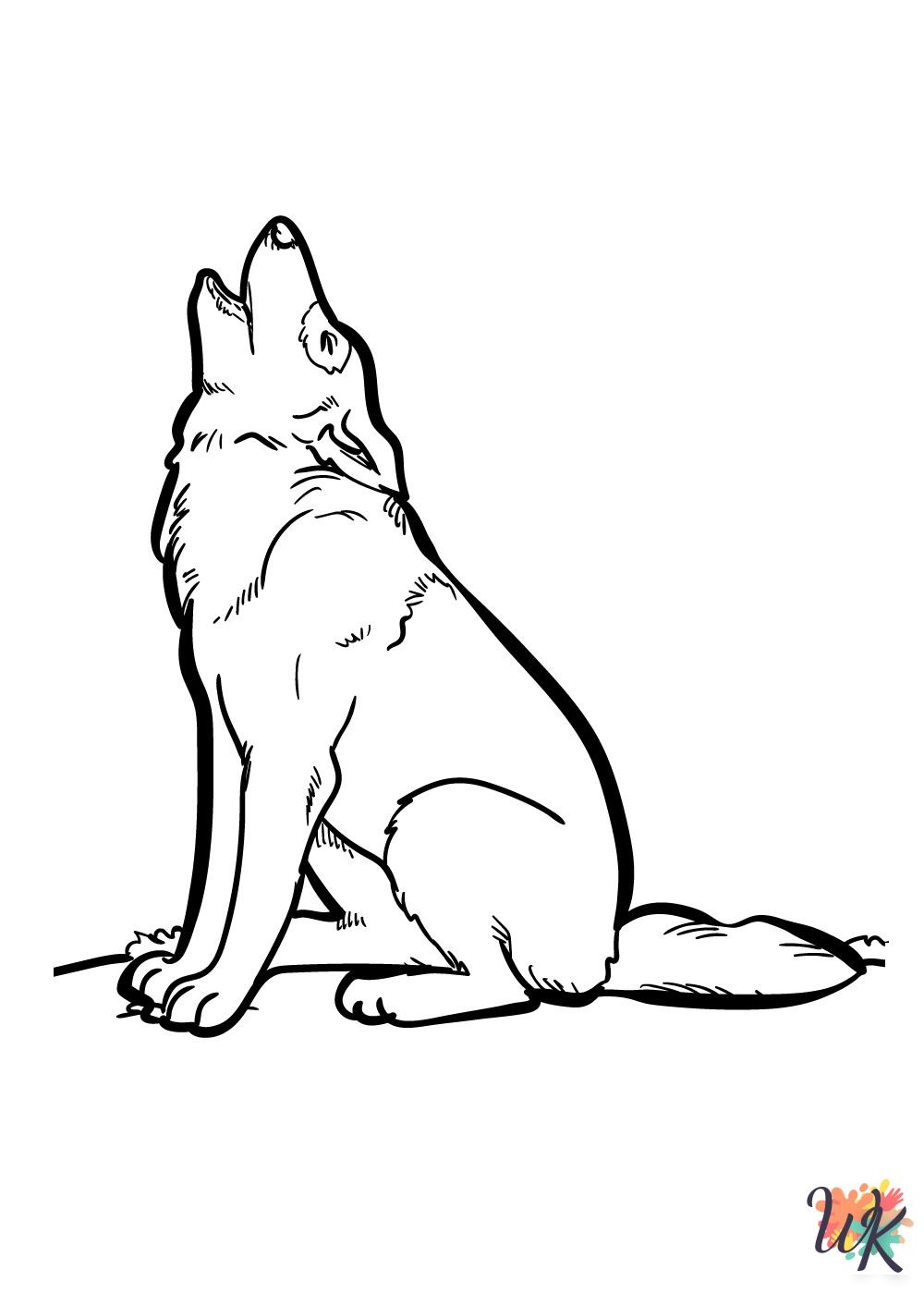 cute coloring pages Wolf
