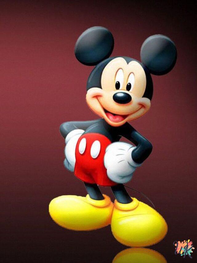 How to Draw Mickey Mouse Coloring Pages for Kids