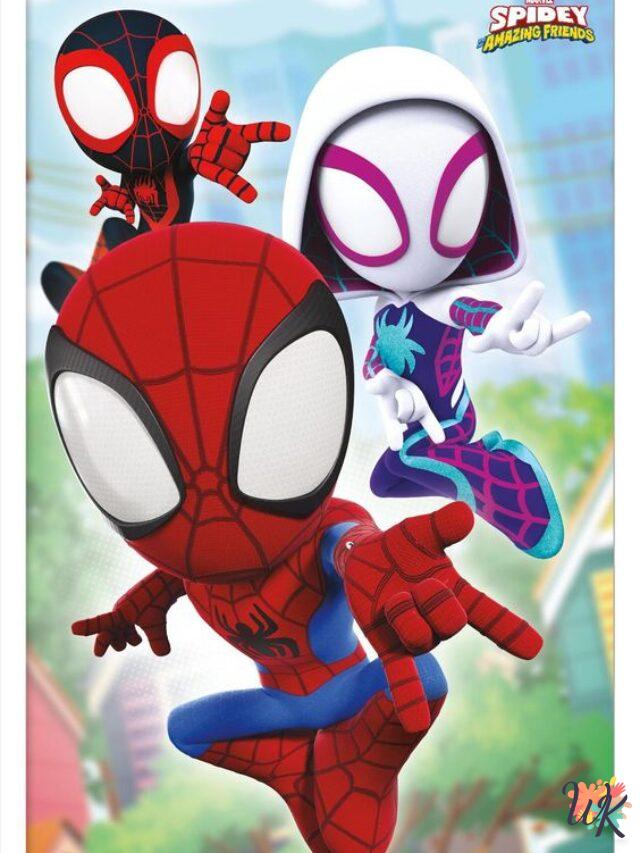 How To Draw Spidey And His Amazing Friends Coloring Pages For Kids ...