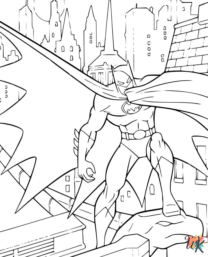 merry Batman coloring pages
