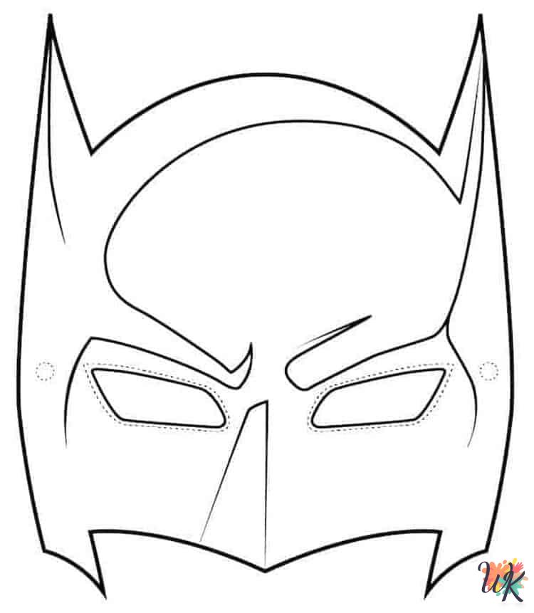 Batman coloring pages easy