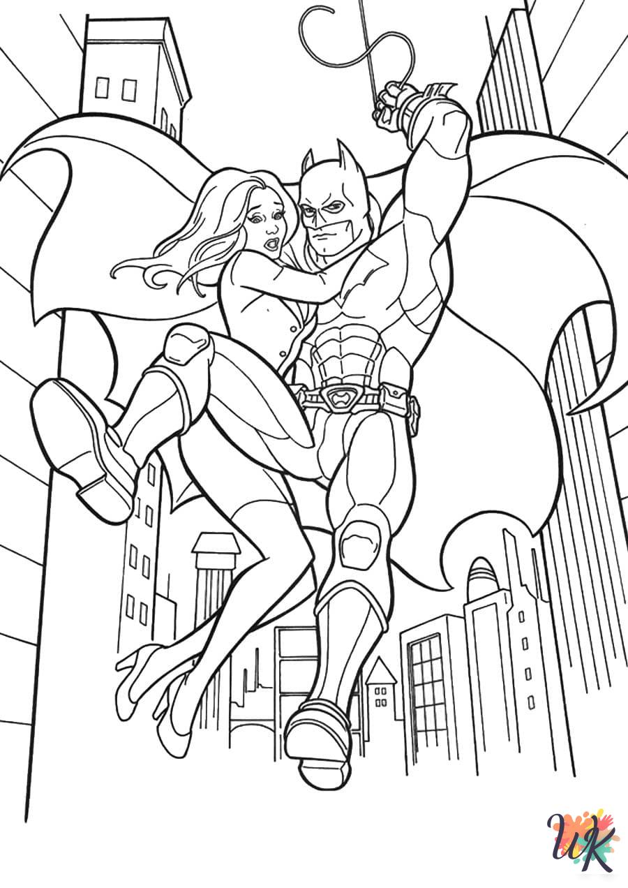 old-fashioned Batman coloring pages