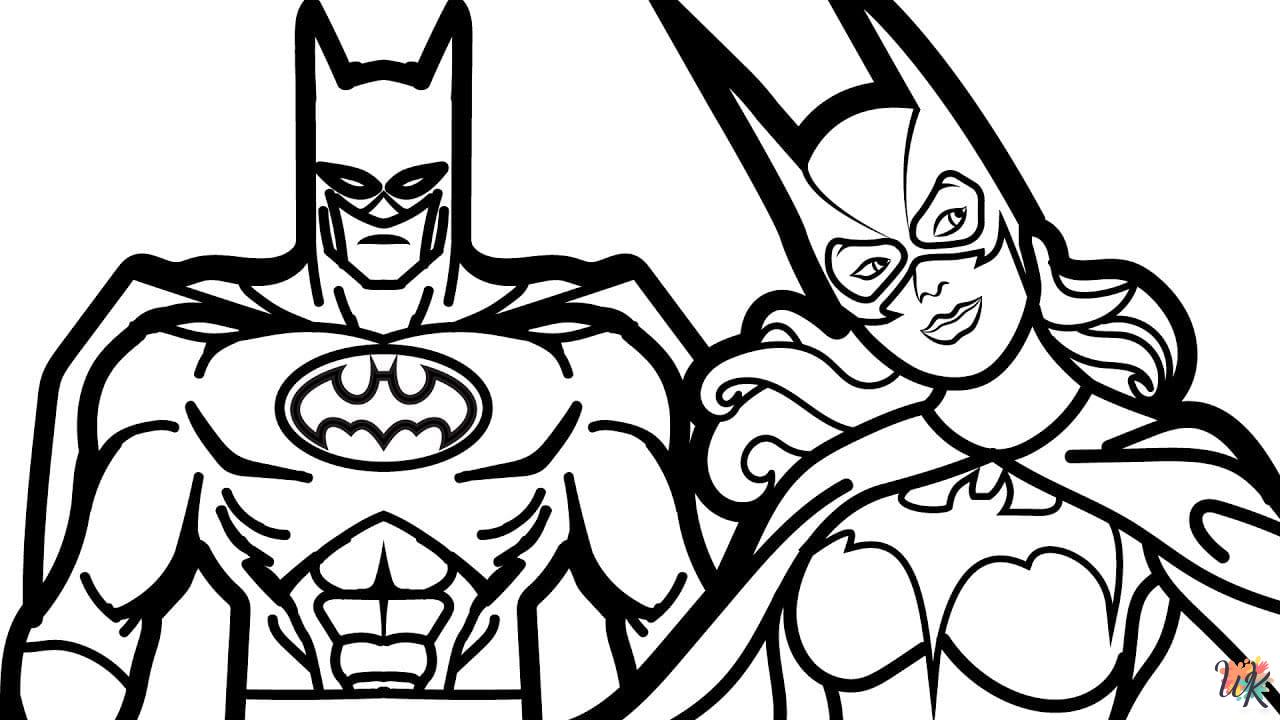 easy Batman coloring pages