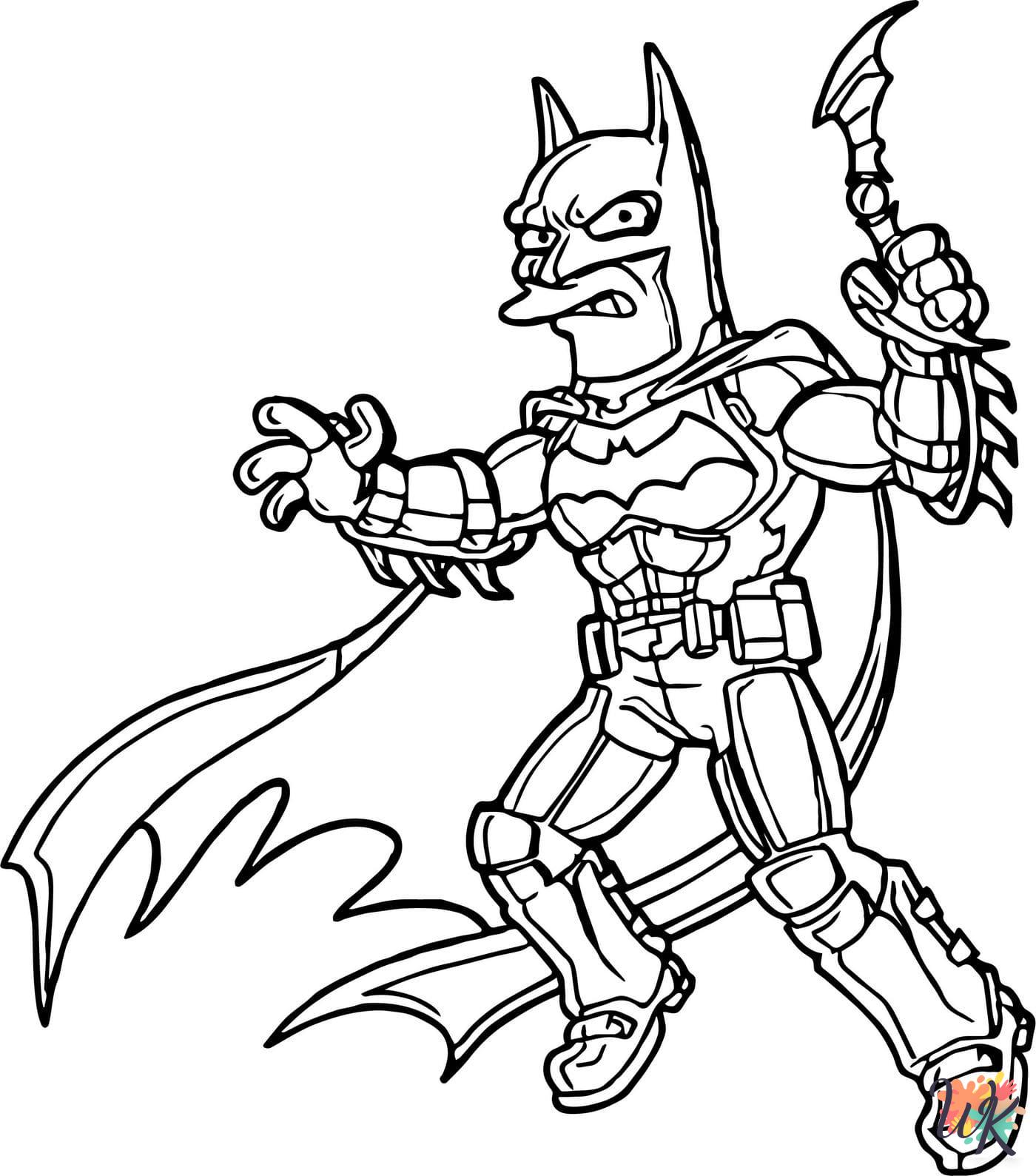 Batman coloring pages for adults