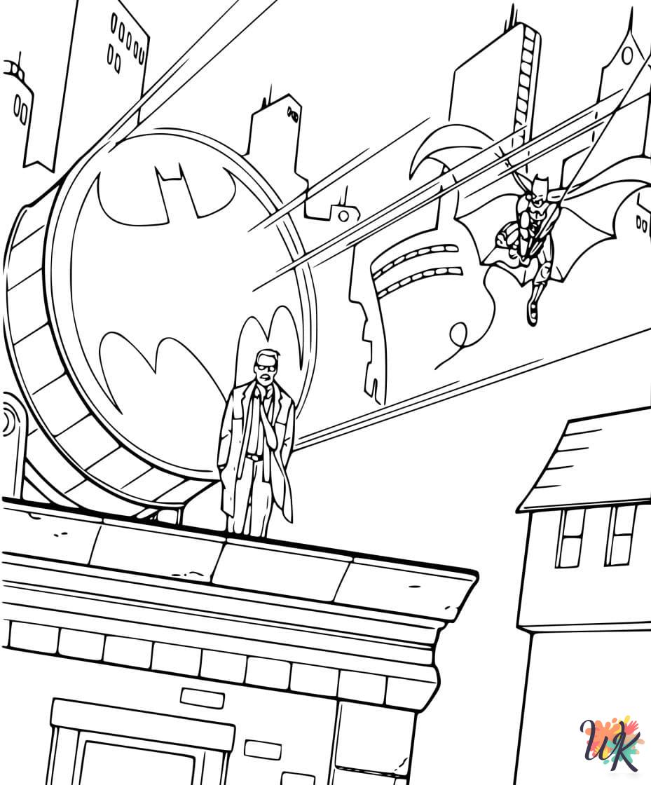 Batman coloring pages for adults pdf