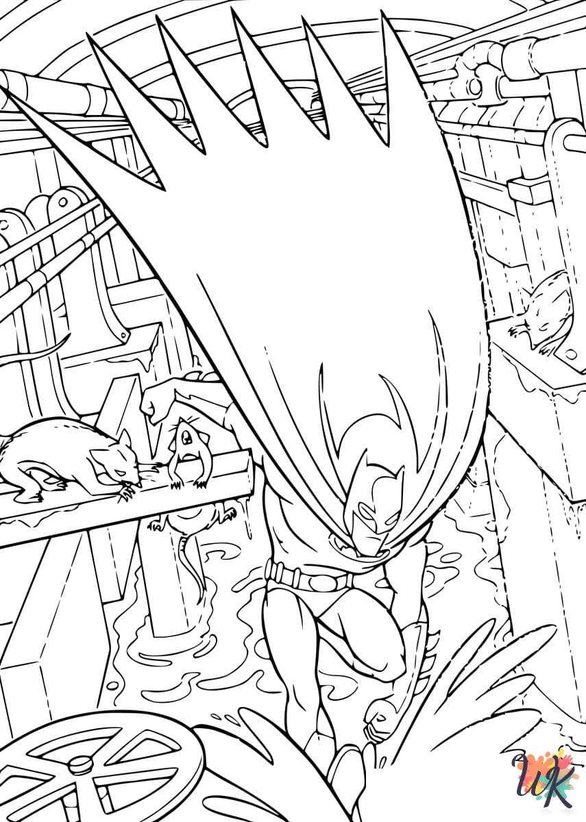 hard Batman coloring pages