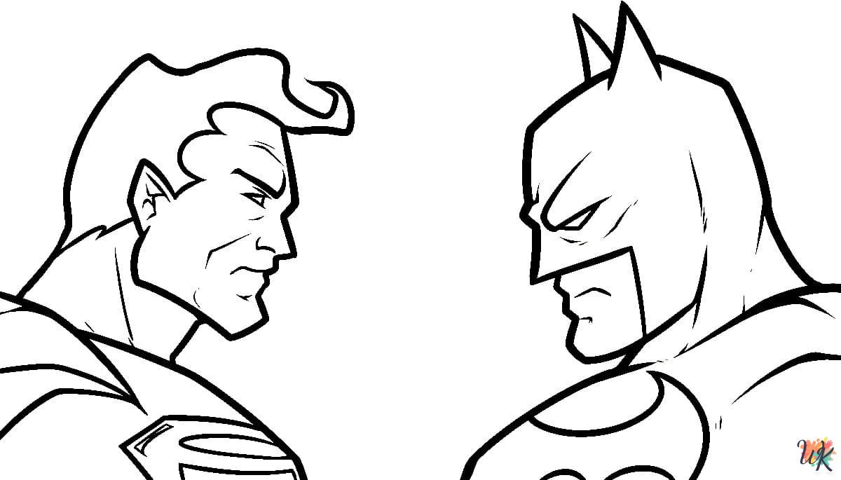 Batman coloring pages for adults easy