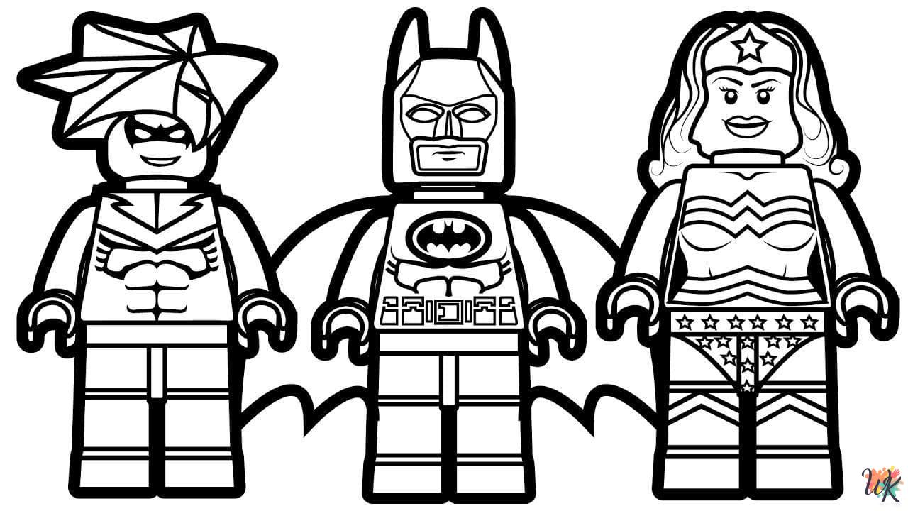 detailed Batman coloring pages for adults