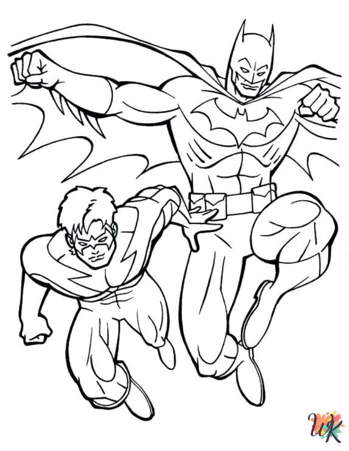 easy Batman coloring pages