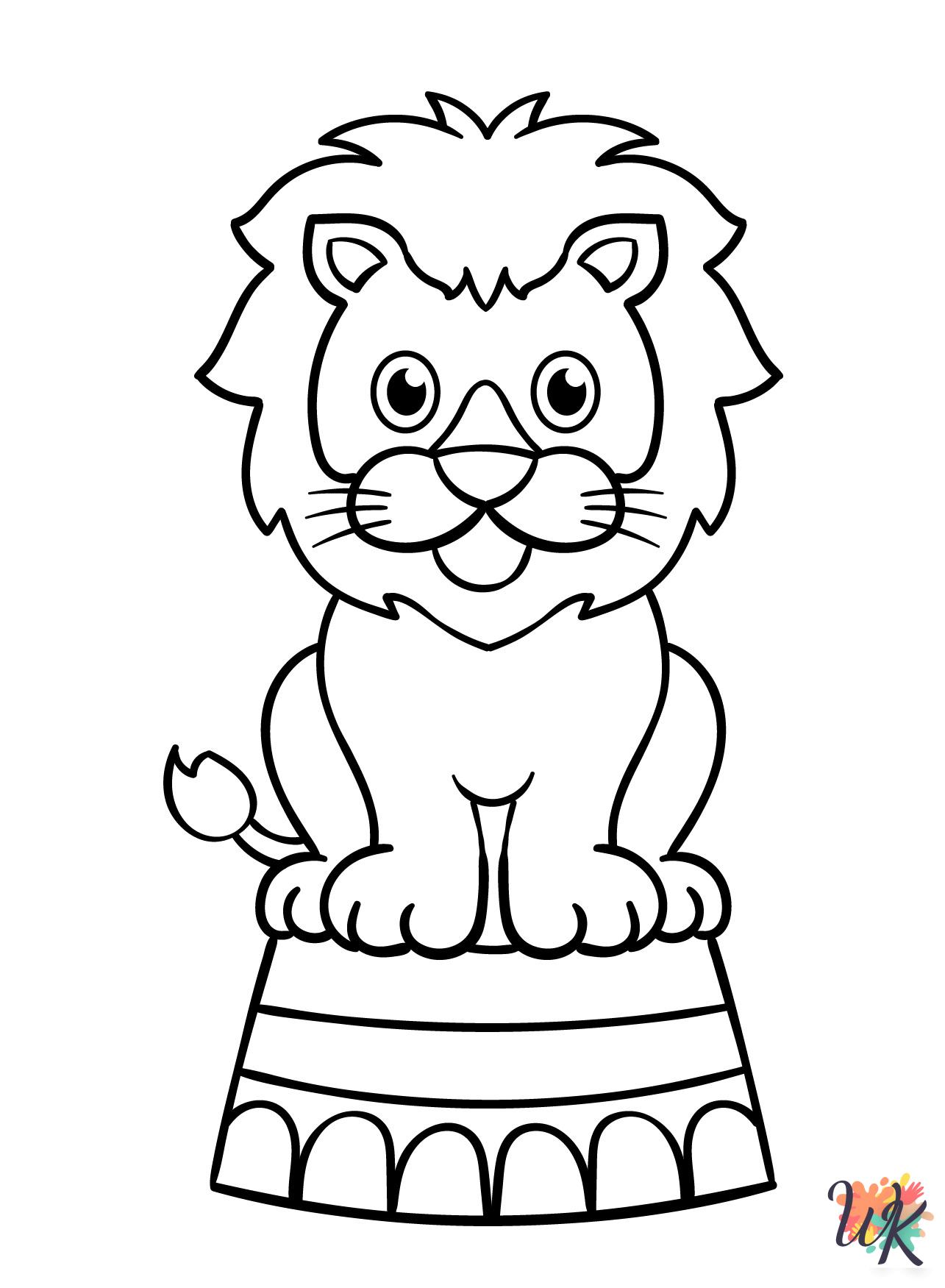 old-fashioned Circus coloring pages