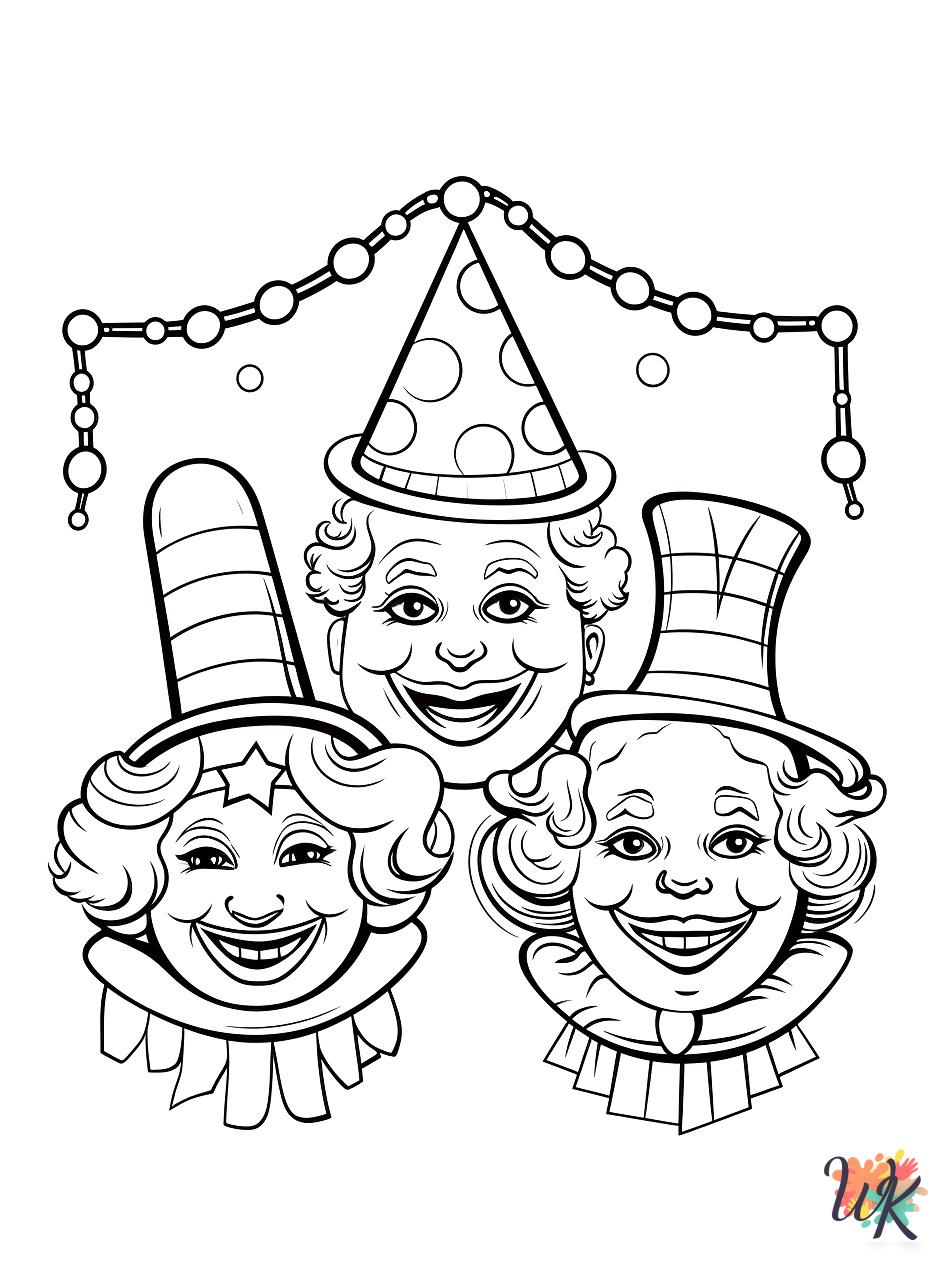 preschool Circus coloring pages