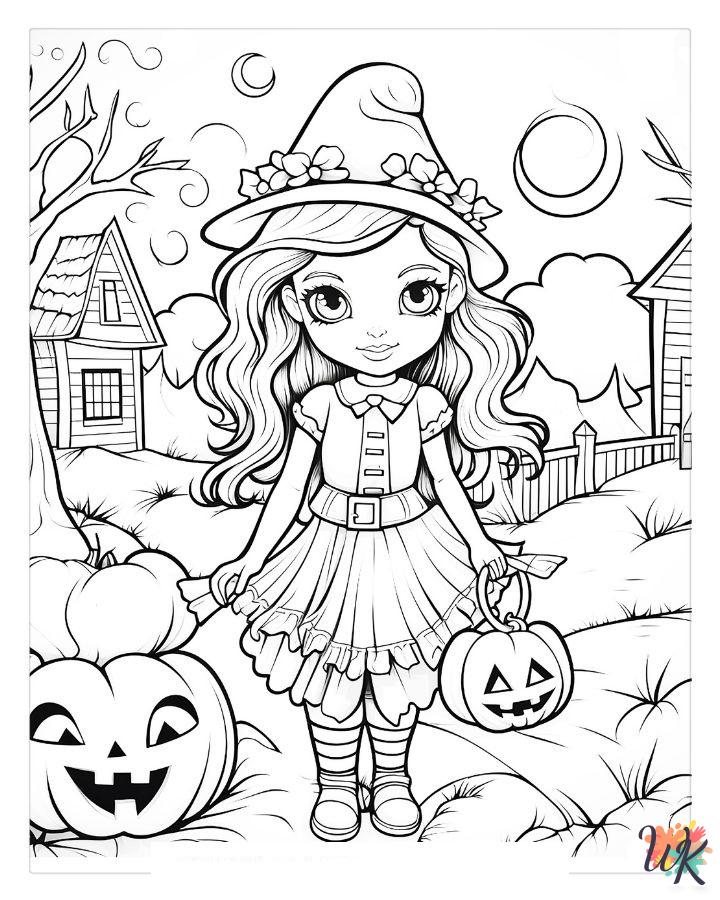 Cute Halloween coloring pages pdf