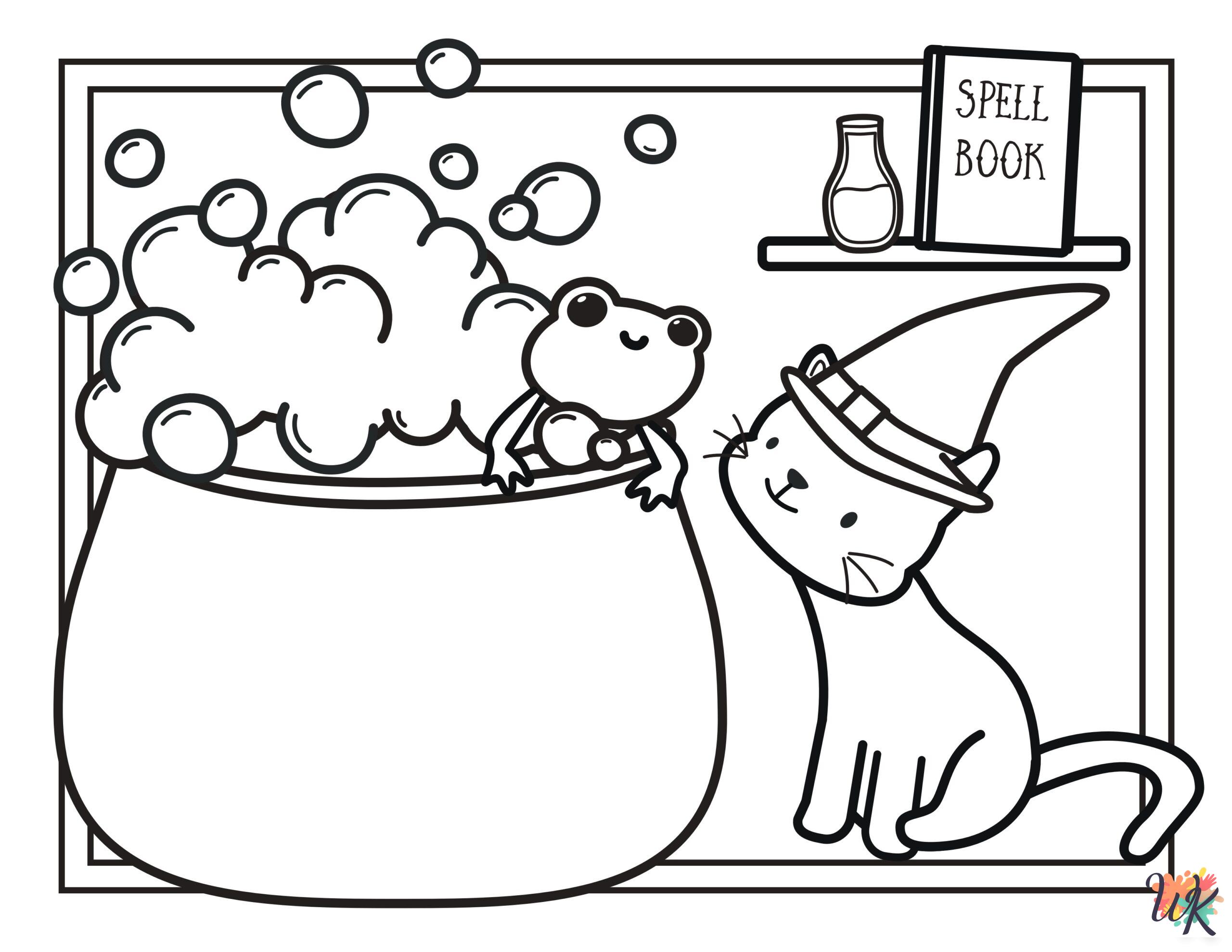 free printable Cute Halloween coloring pages