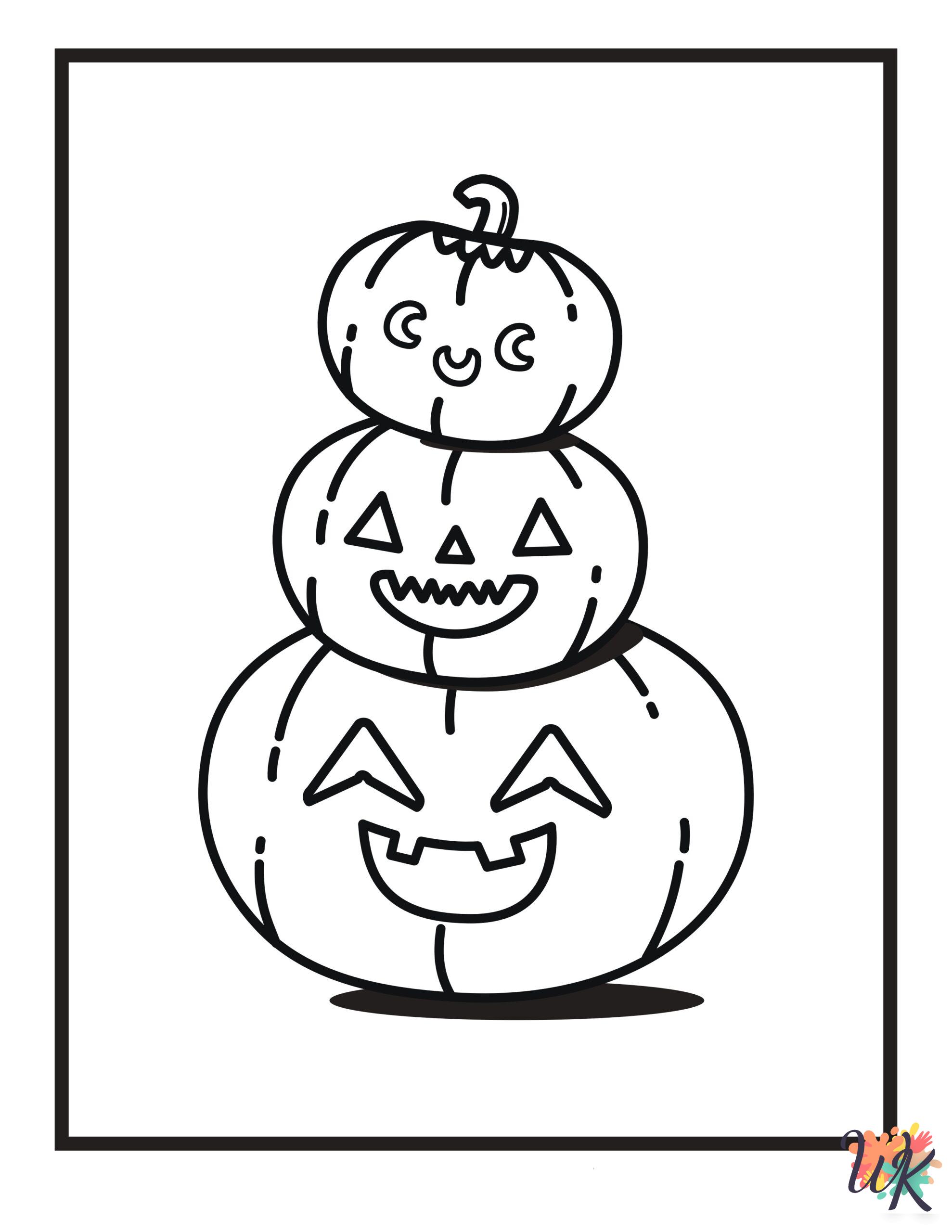 fun Cute Halloween coloring pages